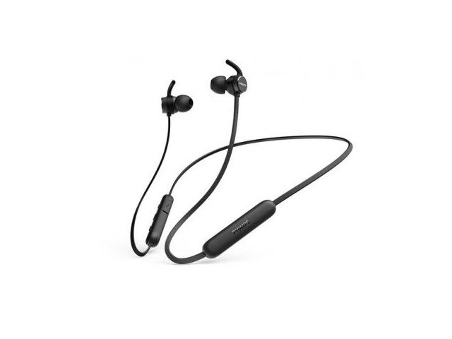 Bluetooth slušalice PHILIPS TAE1205BK/00, sportske, crne