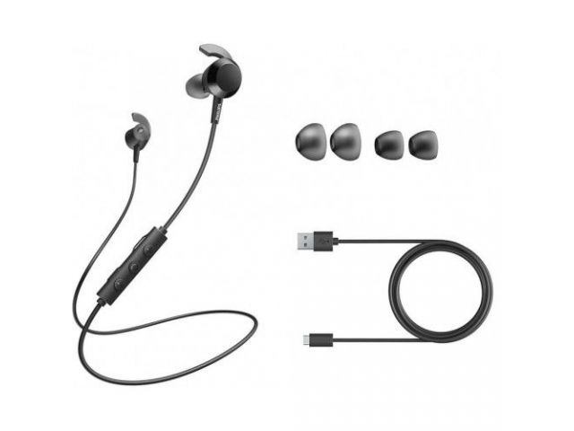 Bluetooth slušalice PHILIPS TAE4205BK/00, sportske, crne