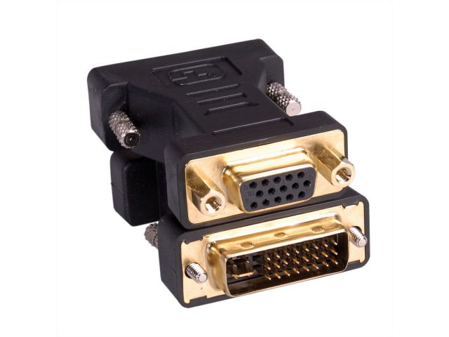 Video adapter ROLINE DVI(m) na VGA(ž) HD15, crni