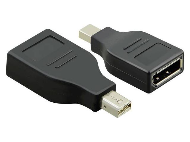 Video adapter ROLINE mini DisplayPort(M) na DisplayPort(F), v1.2, 4K60