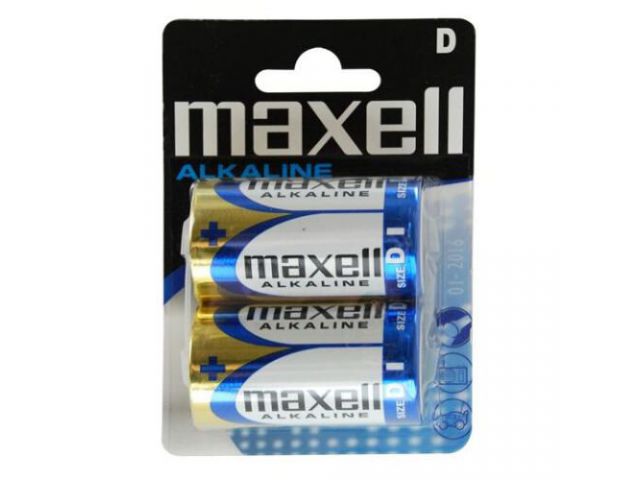 Jednokratna baterija MAXELL tip D, 2kom