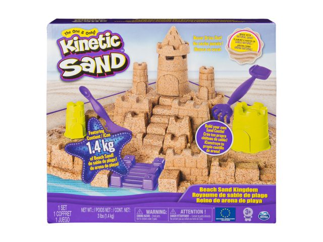 Set za igru KINETIC SAND,  dvorac na plaži