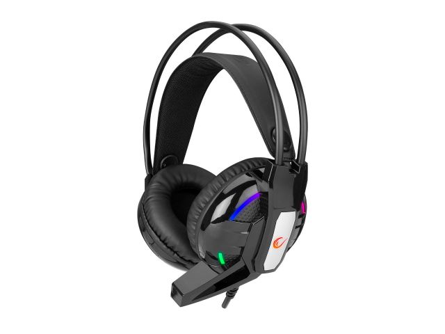 Slušalice + mikrofon RAMPAGE RM-K22 Chief-X, 7.1 Surround sound, RGB, PC/PS4/PS5/Xbox, crne
