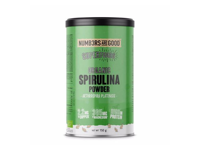 Spirulina prah NUMBERS ARE GOOD, 150 g