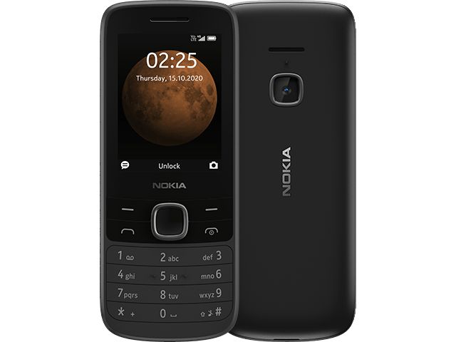 Mobitel NOKIA 225 (2020). 2.4", 64MB, 4G, crni - HGSPOT