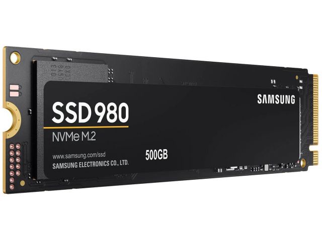 SSD disk 500 GB, SAMSUNG 980, M.2 2280, PCIe 3.0 x4 NVMe, 3-bit MLC V-NAND, MZ-V8V500BW