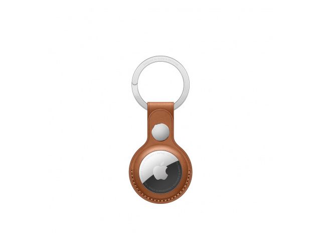 APPLE AirTag Leather Key Ring, Saddle Brown (mx4m2zm/a)