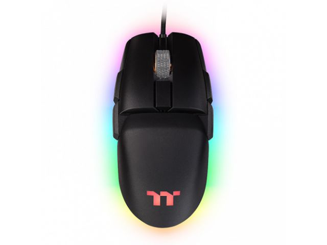 Miš THERMALTAKE Argent M5, RGB, optički, žičani, USB, crni