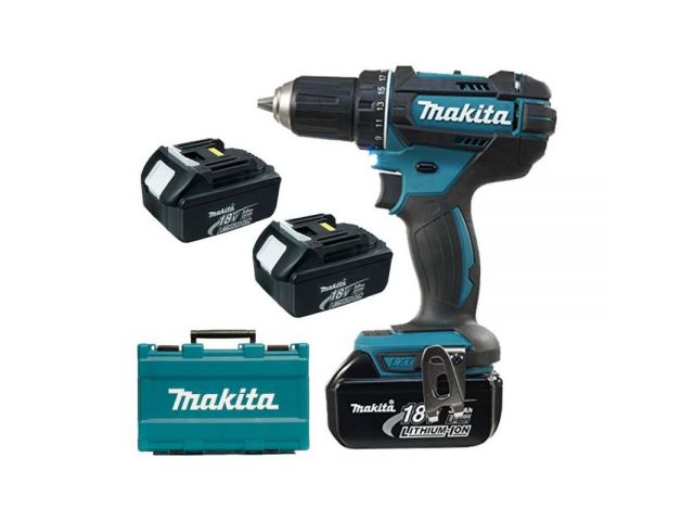 Bušilica-izvijač MAKITA DDF482RFE3, 18V, Li-ion, 3x3.0Ah, aku
