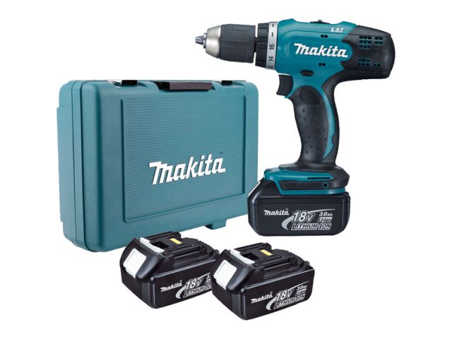 Bušilica-odvijač MAKITADDF453RFE3, 18V,Li-ion,3x3Ah, aku