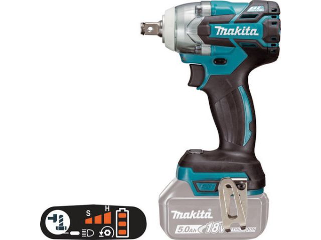 Udarni zavrtač MAKITA DTW285Z, 18V, Li-ion, 1/2