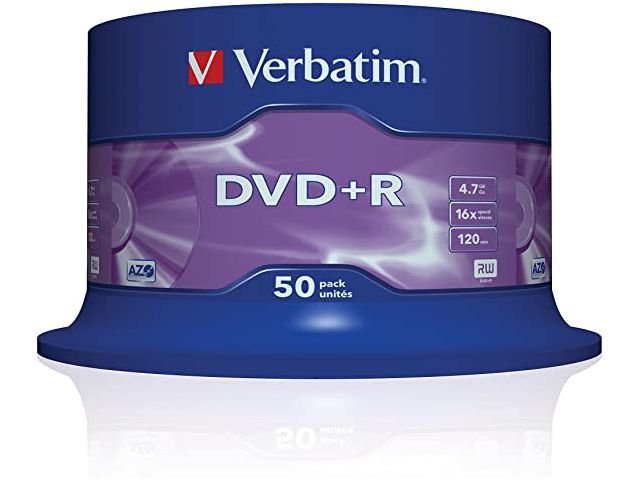 DVD+R medij VERBATIM, 4.7 GB, 1-16 x, 50 kom, spindle