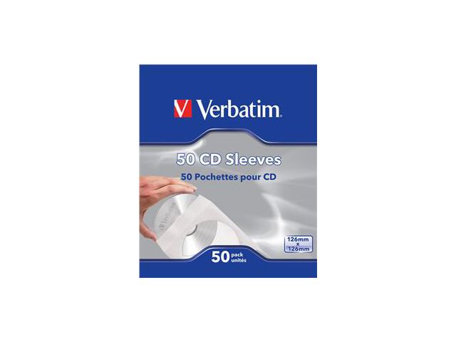 Omotnice za CD/DVD medij VERBATIM, papirnate, 50-pack