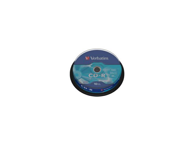CD-R medij VERBATIM DataLife 700 MB, 52x, 10 kom, spindle