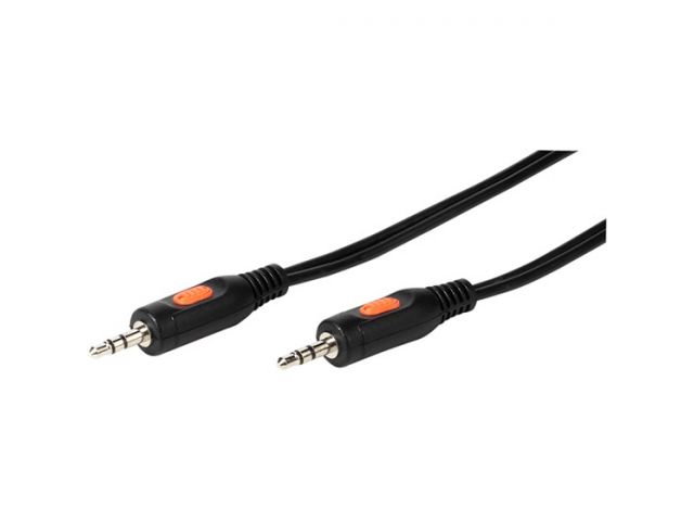 Audio kabel VIVANCO 46045 3.5mm(m) na 3.5mm(m), 2.5m, crni