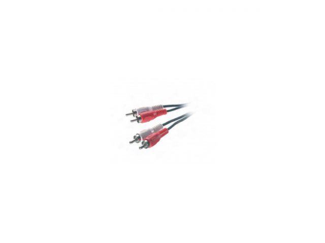Audio kabel VIVANCO 19361 2xRCA(m) na 2xRCA(m), 5m, crni