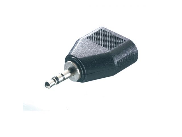 Audio adapter VIVANCO 46064, 3.5mm jack M na 2x 3.5mm jack Ž