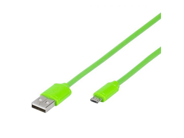 Kabel VIVANCO 35818, Micro-USB (M-M), 1m, zeleni