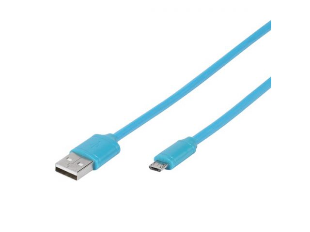 Kabel VIVANCO 35817, Micro-USB (M-M), 1m, plavi