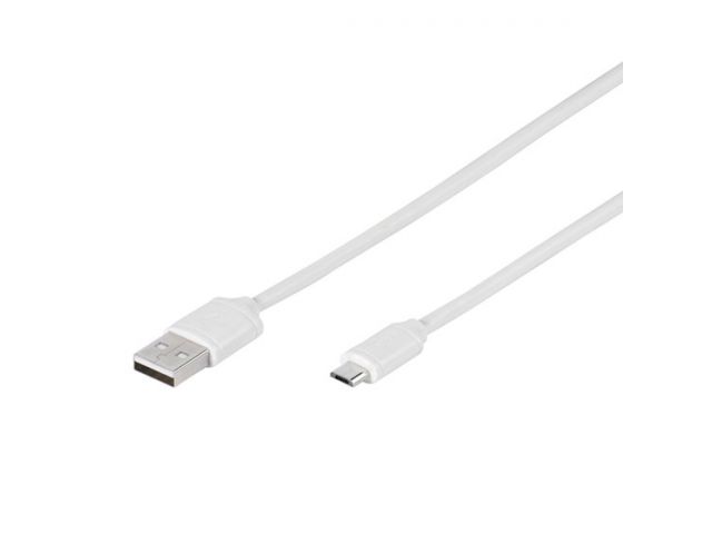 Kabel VIVANCO 35816, Micro-USB (M-M), 1m, bijeli