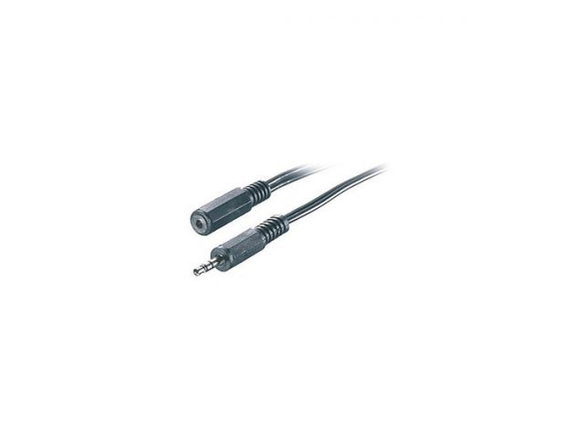 Audio kabel VIVANCO 19369 3.5mm(m) na 3.5mm(ž), 2.5m, produžni, crni