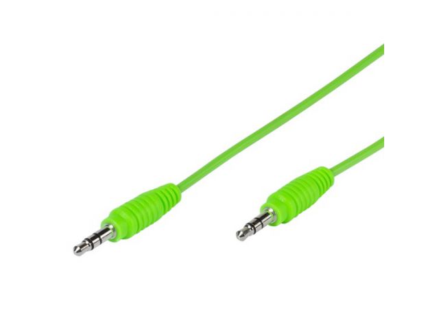 Audio kabel VIVANCO 35813, 3.5mm na 3.5mm M, 1m, zeleni