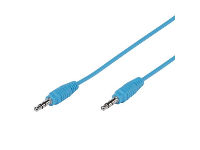 Audio kabel VIVANCO 35812, 3.5mm na 3.5mm M, 1m, plavi