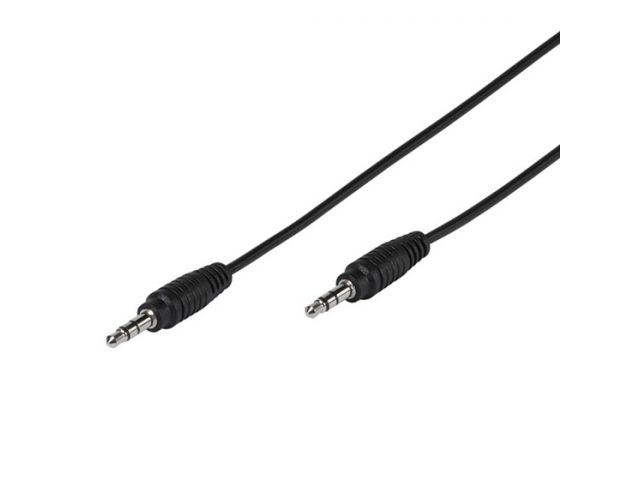 Audio kabel VIVANCO 35810, 3.5mm na 3.5mm M, 1m, crni