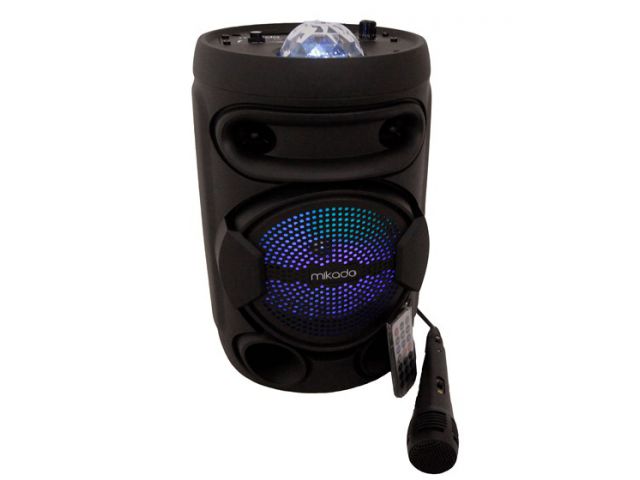 Karaoke set MIKADO MD-602KP, mikrofon, crni