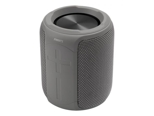 Bluetooth zvučnik, STREETZ CM766, IPX7, mikrofon, sivi