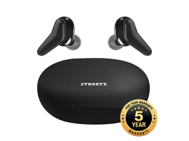 Bluetooth slušalice STREETZ TWS-113, mikrofon, Bluetooth 5.0, TWS, crne