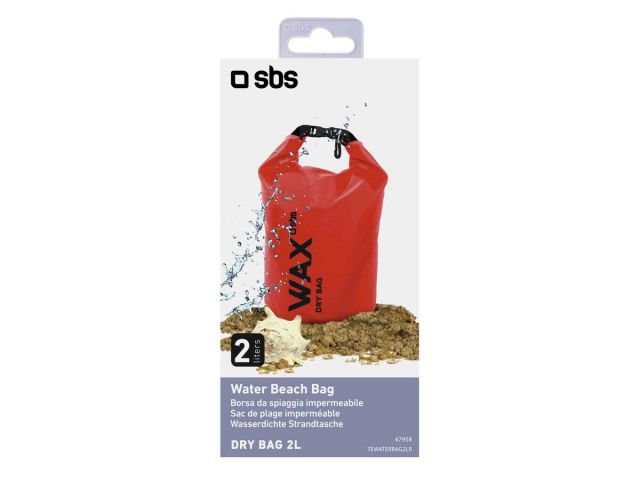 Vodonepropusna torba SBS kapacitet 2l, crvena