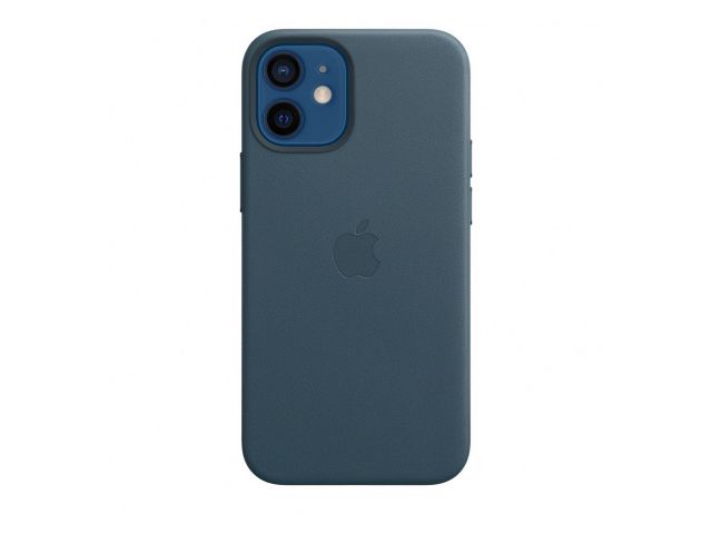 Maskica APPLE za iPhone 12 mini Leather Case with MagSafe, Baltic Blue (Seasonal Fall 2020) (mhk83zm/a)