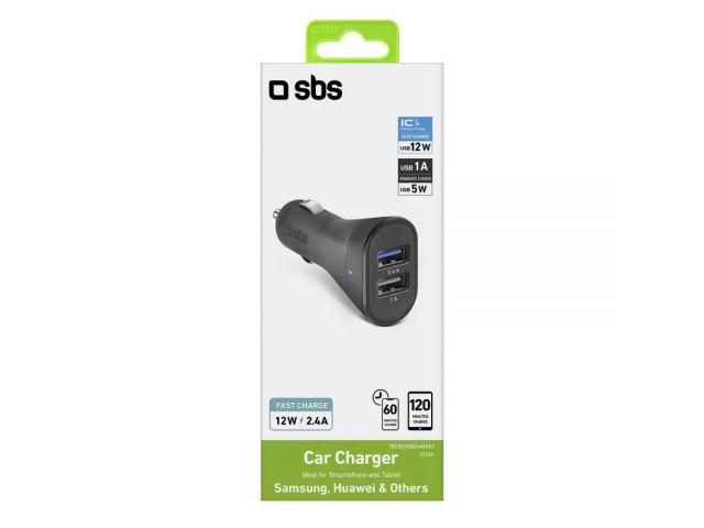 Auto punjač SBS MINI 12/24V 2400 mAh 
