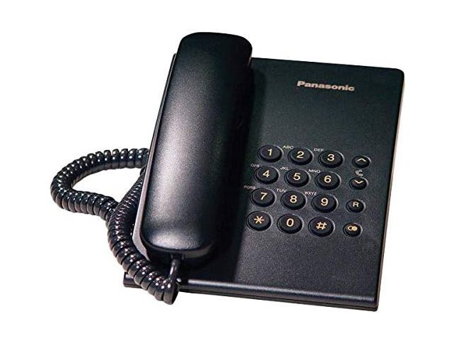 Telefon žični PANASONIC KX-TS500FXB, crni
