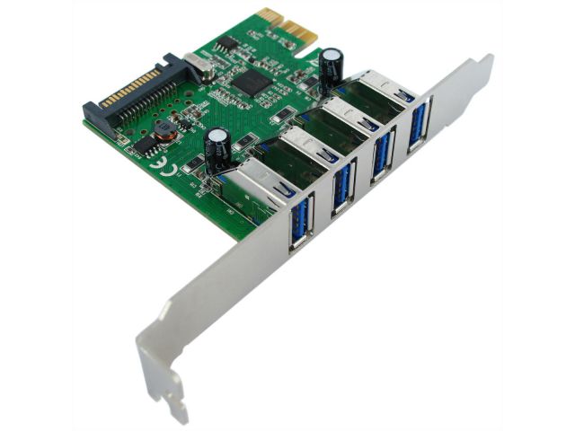 Kontroler ROLINE Value, PCIe, USB 3.0, 4-port