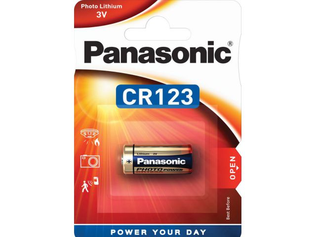 Baterija PANASONIC CR123 B1