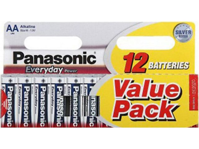 Jednokratna baterija PANASONIC LR6EPS, AA, Everyday Power, 12kom
