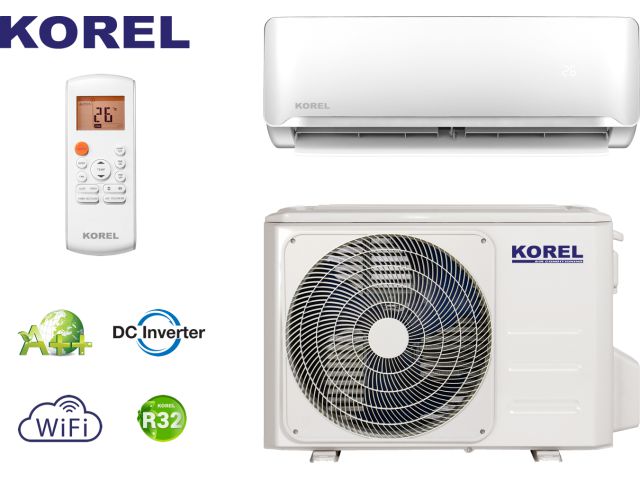 Klima uređaj KOREL Urban 3,6/ 3,7 kW (KSAJA-12DCE), inverter, WiFi, komplet