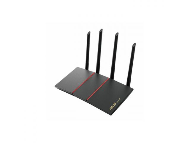 Bežični router ASUS RT-AX55, 802.11a/b/g, 802.11n,802.11ac, 802.11ax, WAN 1x 10/100Mbps, LAN 4x 10/100/1000Mbps