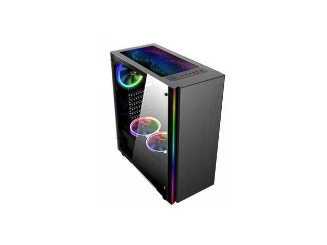 Kućište NAVIATEC Master, Gaming Case with 4 Colorful LED Fans