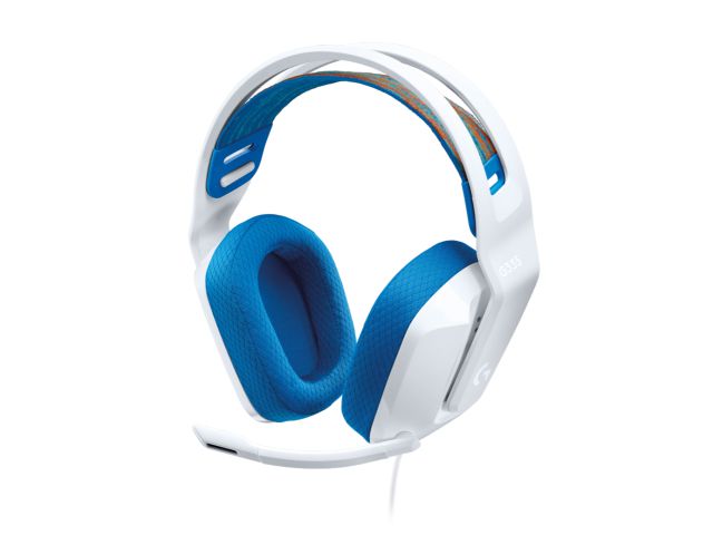 Slušalice + mikrofon LOGITECH G335, žične, gaming, 3.5mm, bijele (981-001018)