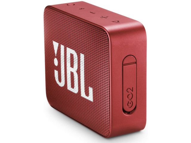 Bluetooth zvučnik JBL Go 2, prijenosni, vodootporan IPX7, crveni