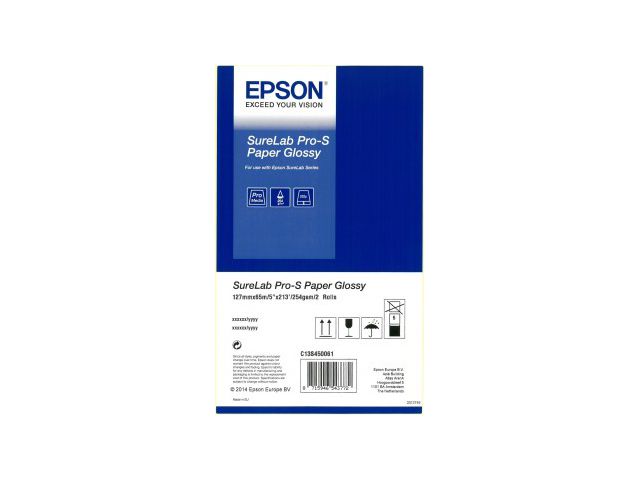 Foto papir EPSON SureLab Pro-S, Glossy, 127mm x 65m, 2 role