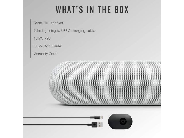 Bluetooth zvučnik BEATS Pill+, prijenosni, bijeli (ml4p2zm/b)