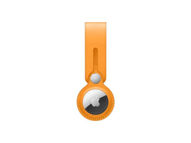 APPLE AirTag Leather Loop, California Poppy (mm023zm/a)