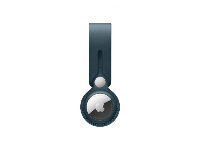 APPLE AirTag Leather Loop, Baltic Blue (mm043zm/a)