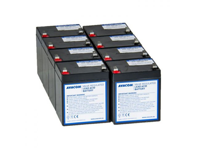 Baterija za UPS AVACOM, za APC RBC43, 8 kom. baterija