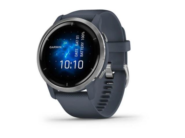 Pametni sat GARMIN Venu 2, 45mm, Silver Blue Granite (010-02430-10)