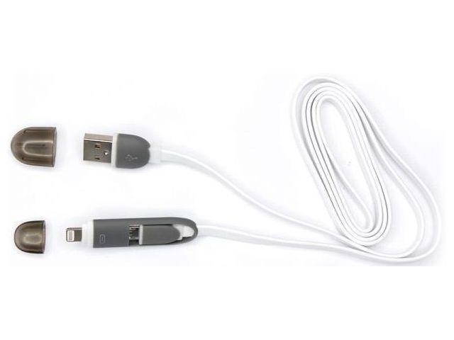 Kabel SBOX USB (m) na micro USB/Lightning (m), 1m